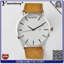 Yxl-925 2016 Nouveaux montres en quartz Hommes Chaussures de luxe Brand Hommes Montre Cuir élastique 30m Reloj Hombre Men Watch Watch